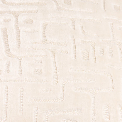Soren Cut Velvet Cushion Chalk