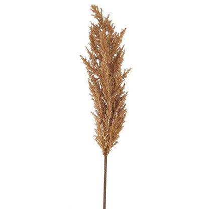 Taupe Faux Dried Pampas Grass Stem