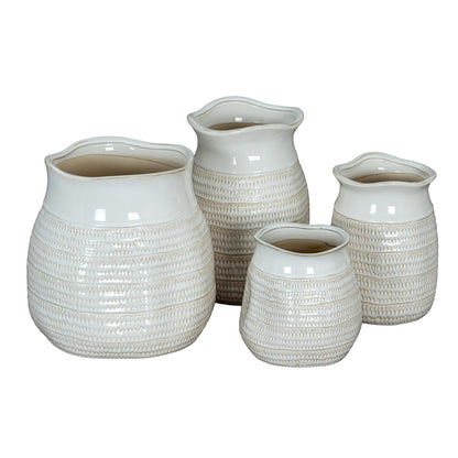 Tava Cylinder Hewn Vase