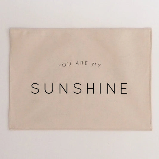 You Are My Sunshine Wall Hanging - Black
