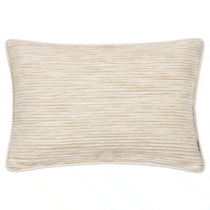 Cove Ribbed Cushion Natural image 0