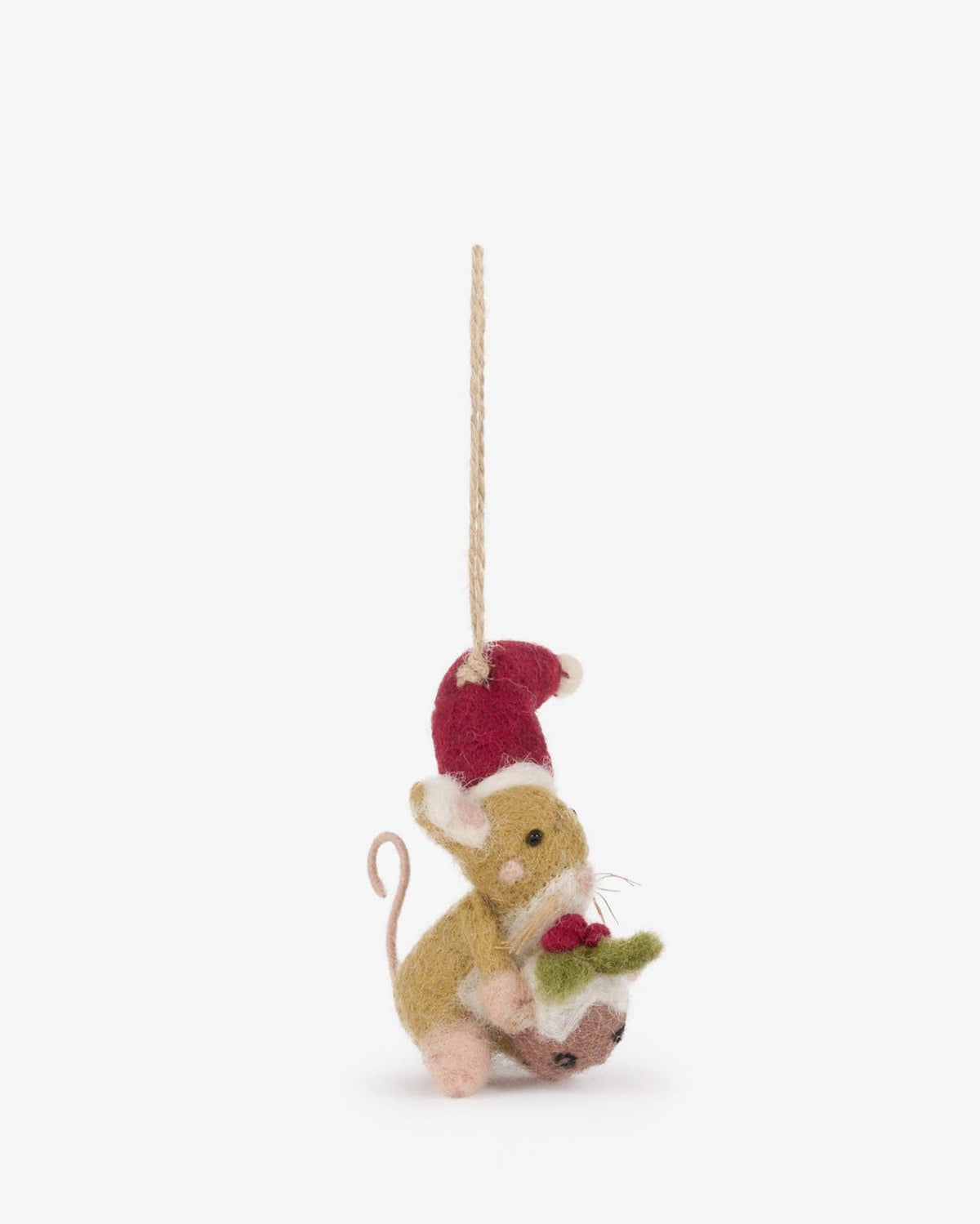 Monty Mouse Christmas Felt Bauble