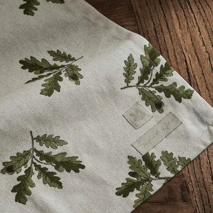 Acorn & Oak Leaves Tea Towel image 2