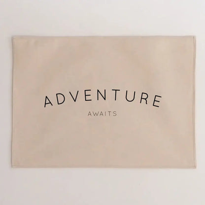Adventure Awaits Wall Hanging - Black