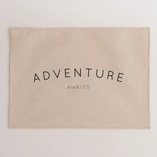 Adventure Awaits Wall Hanging - Black