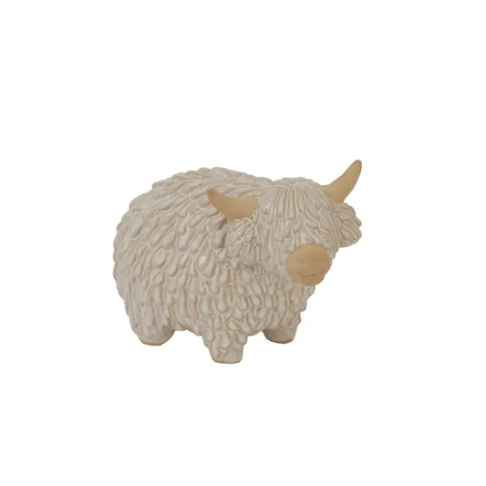 Alora Ceramic Highland Cow - Medium