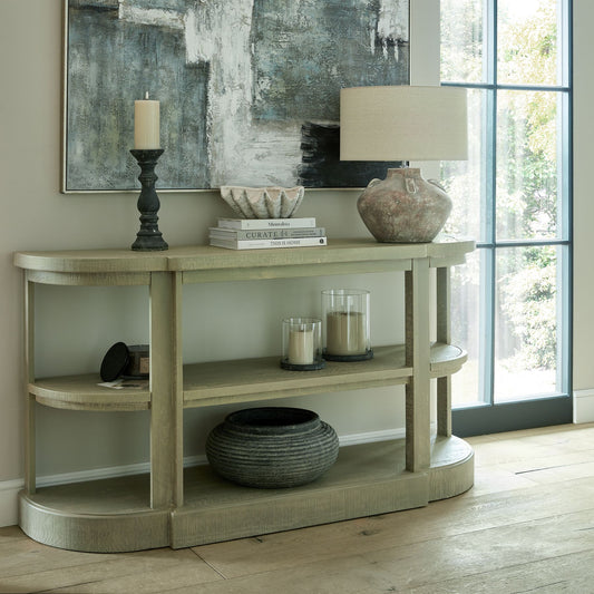 Amalfi Large Grey Column Candle Holder