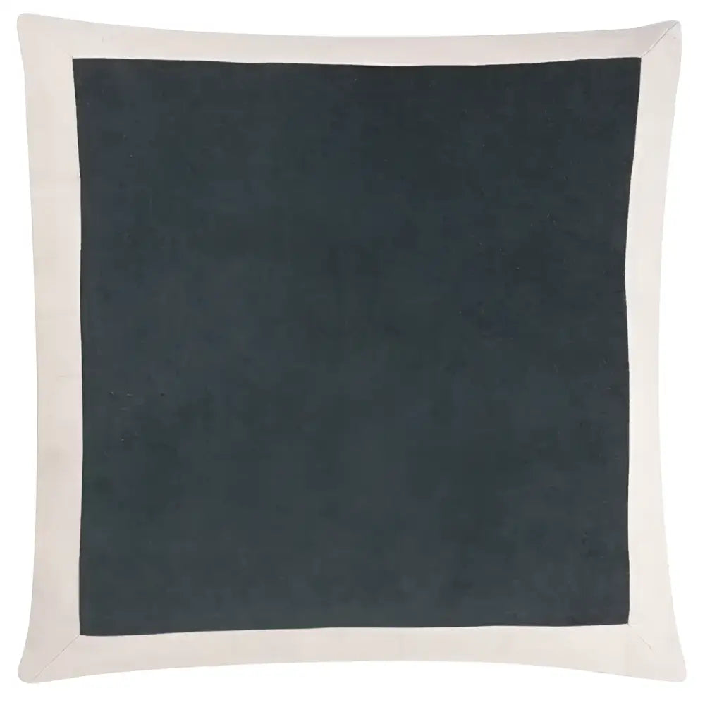 Auden Linen Velvet Cushion Flint Grey image 0