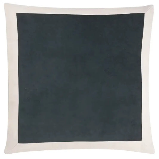 Auden Linen Velvet Cushion Flint Grey image 0