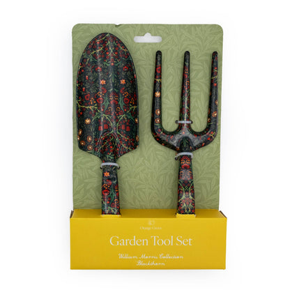 Orange Grove Fork and Trowel Garden Tool Set -Blackthorn