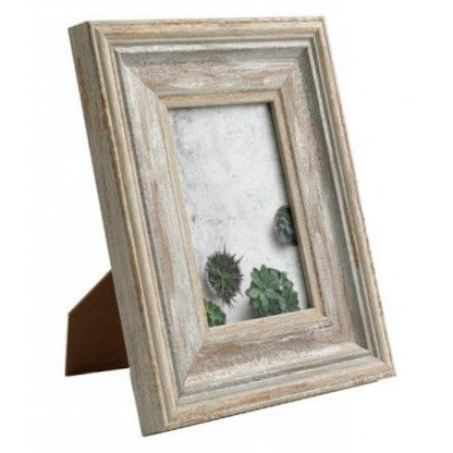 Antique Wash Wooden Frame 5 x 7 image 1