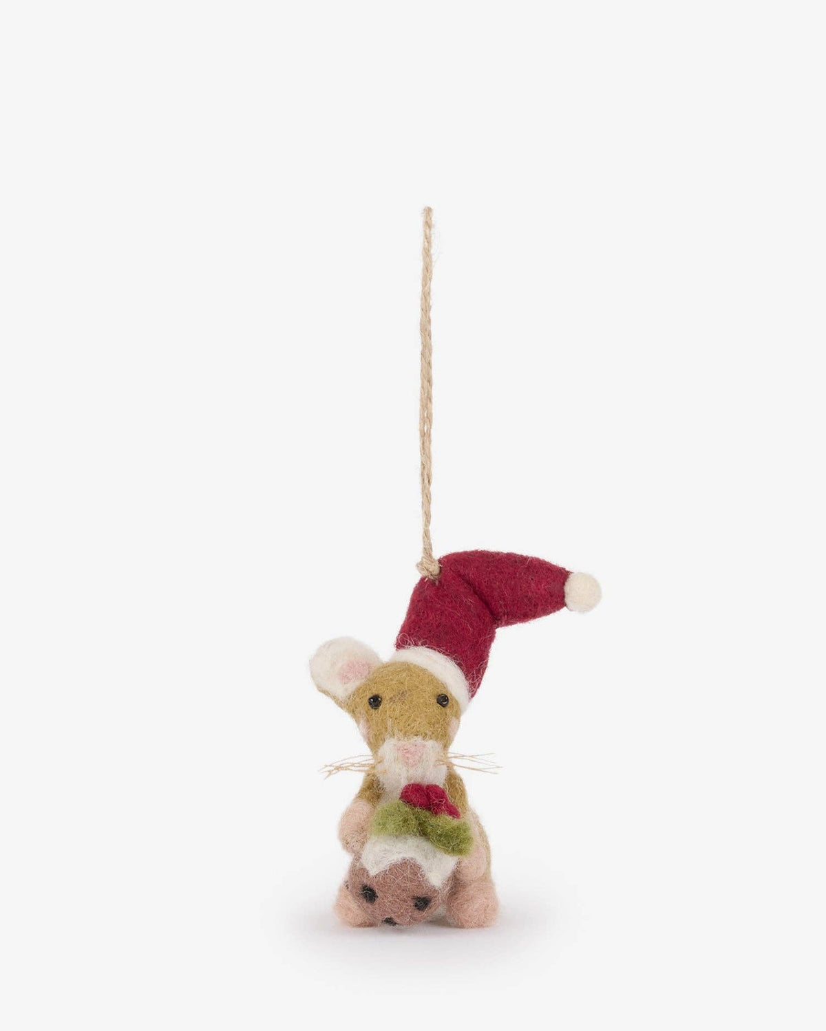 Monty Mouse Christmas Felt Bauble
