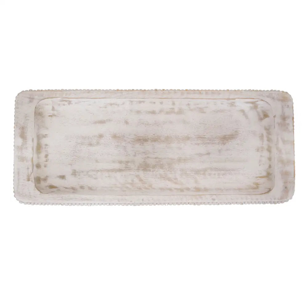 Beaded Mango Large Footed Platter image 0