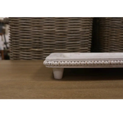 Beaded Mango Large Footed Platter image 2