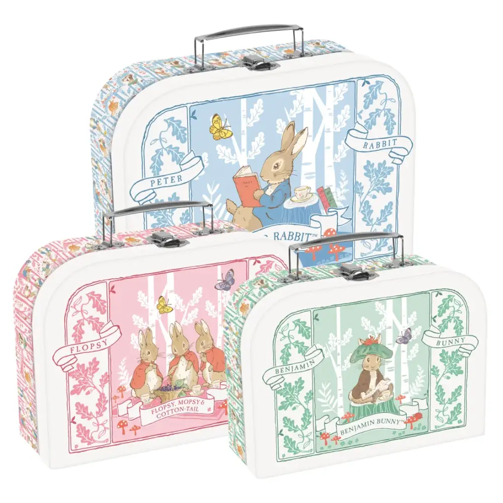 Beatrix Potter Carry Case Triple Set - 3 Sizes