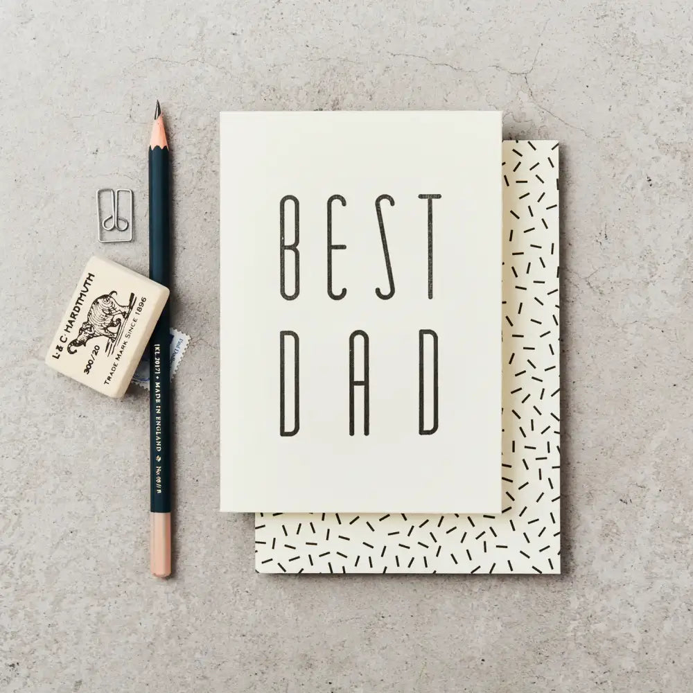 Best Dad Greeting Card