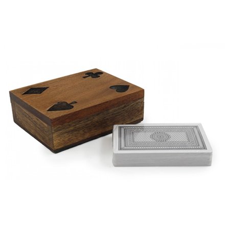 Wooden Playing Card Holder image 0