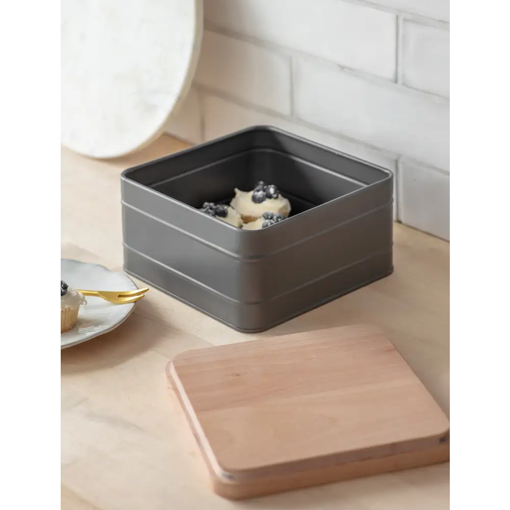Borough Cake Tin Charcoal