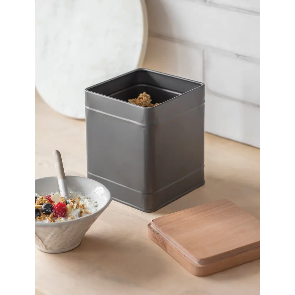 Borough Canister Large Charcoal