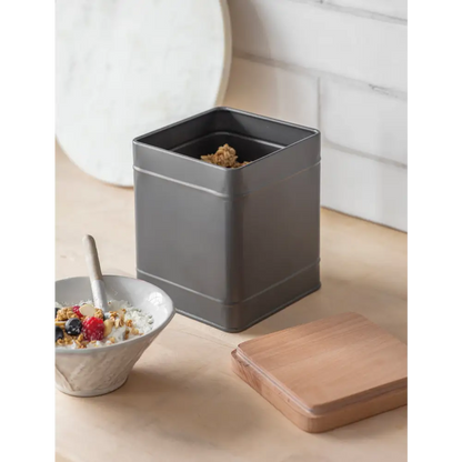 Borough Canister Large Charcoal