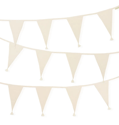 Cream Cotton Bunting