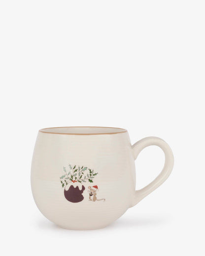 Christmas Puddings Stoneware Mug