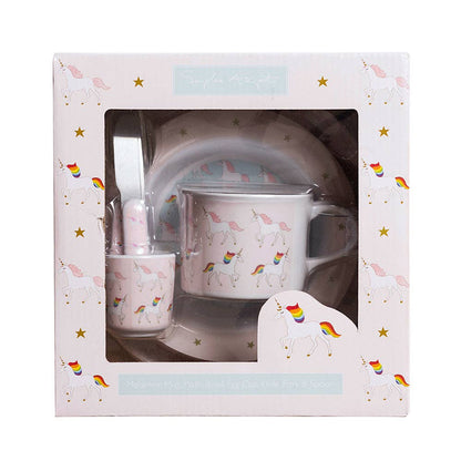 Unicorn Childrens Melamine Set