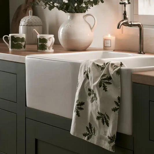 Acorn & Oak Leaves Tea Towel image 1