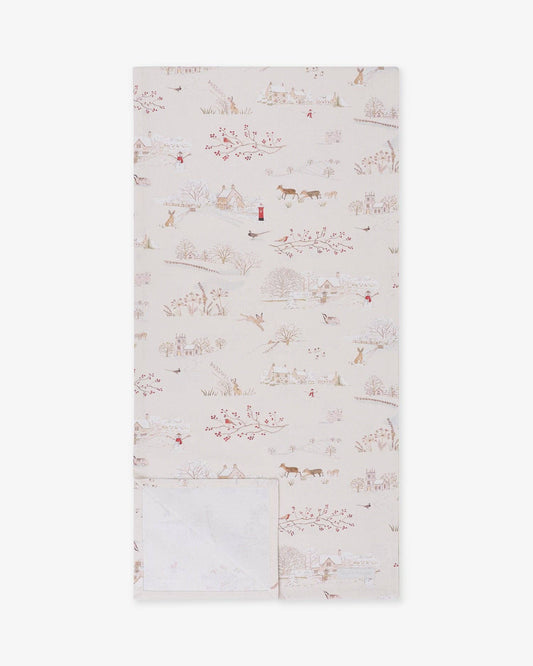 Snowy Village Table Runner