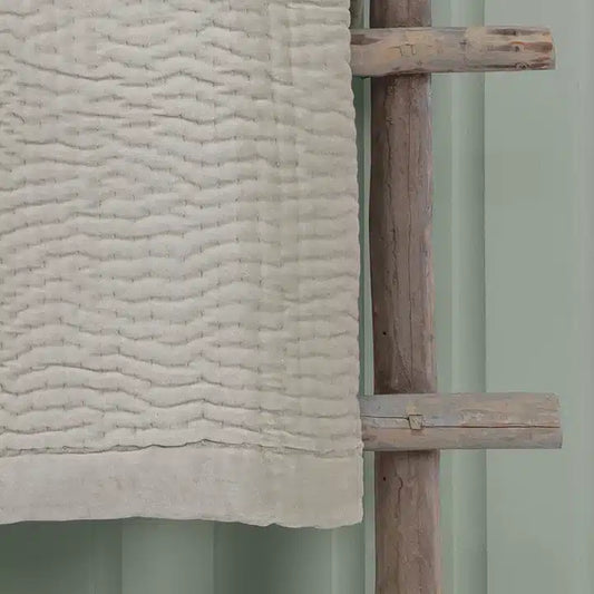 Haze Velvet Quilted Throw Quartz image 0