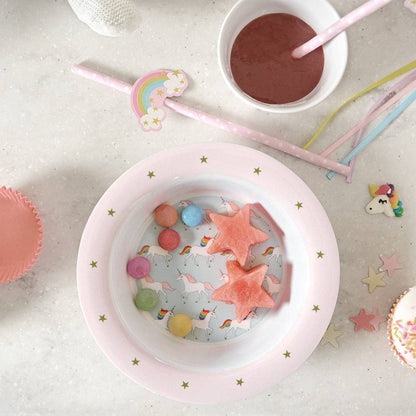Unicorn Childrens Melamine Set