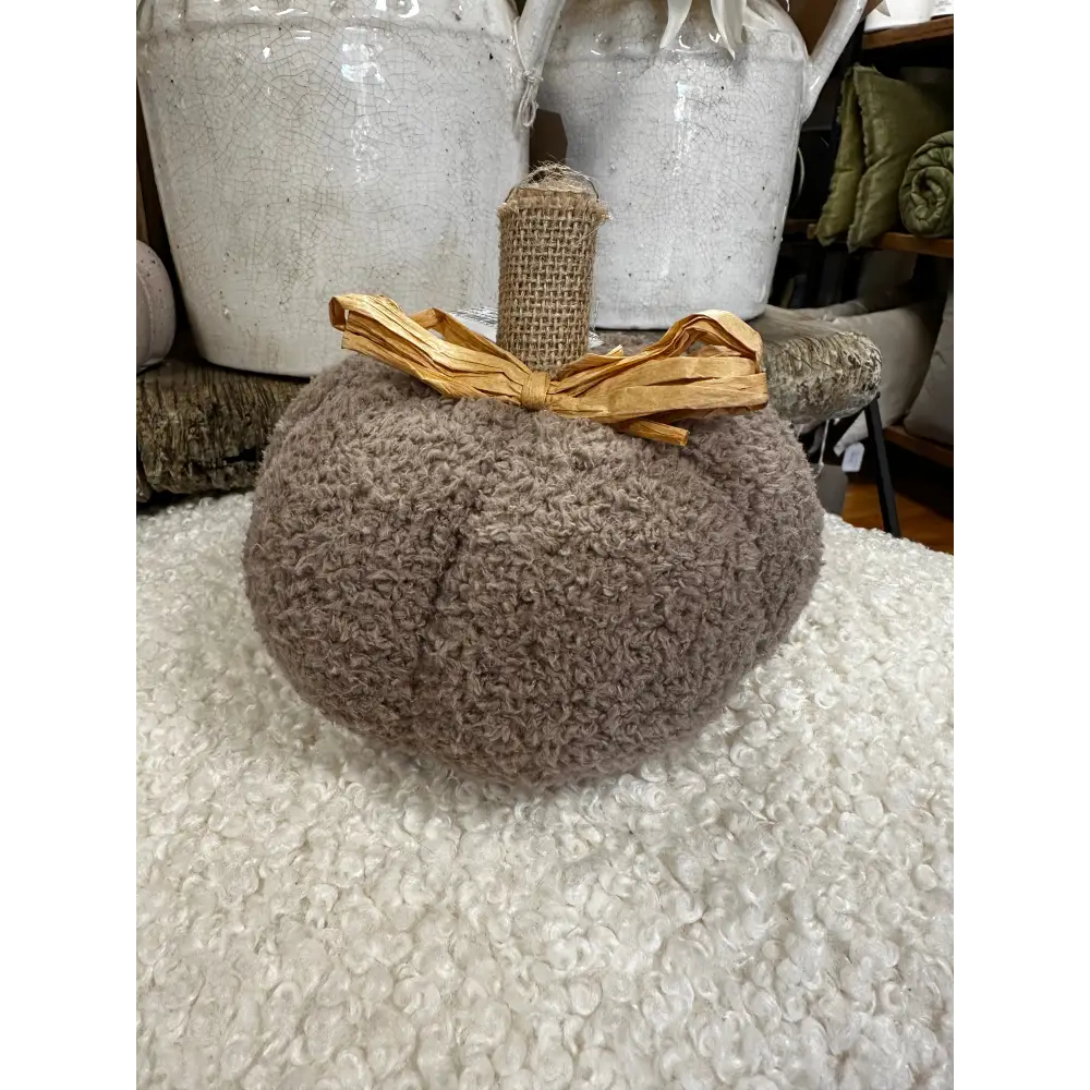 Caramel Fabric Pumpkin