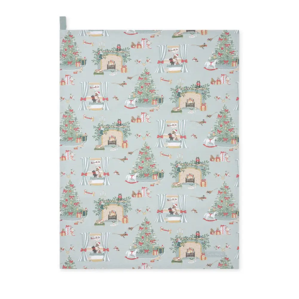 Cosy Christmas Tea Towel