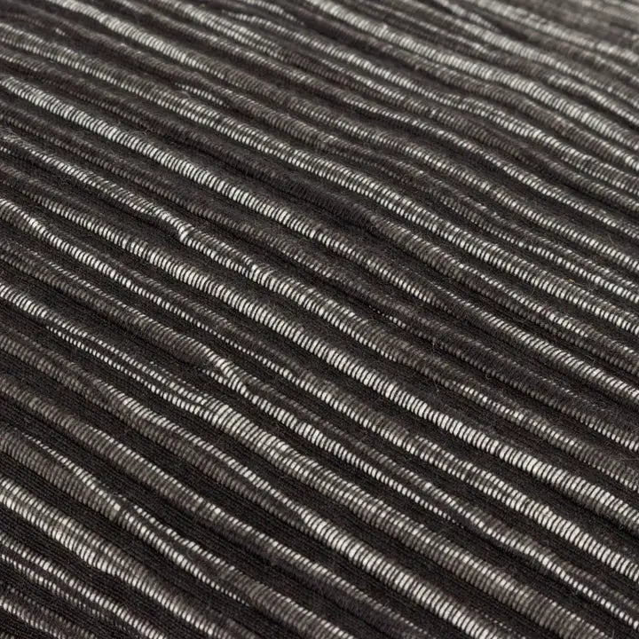 Cove Ribbed Cushion Black image 3