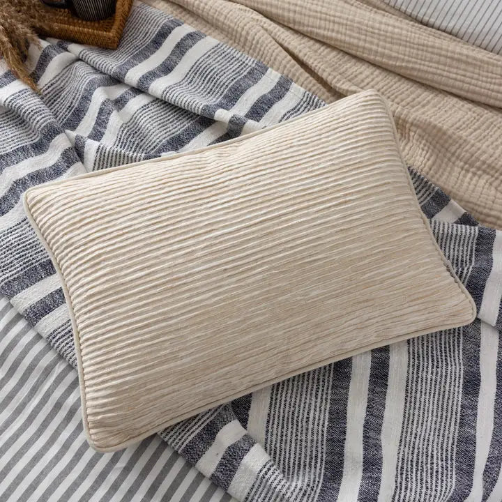 Cove Ribbed Cushion Natural image 1