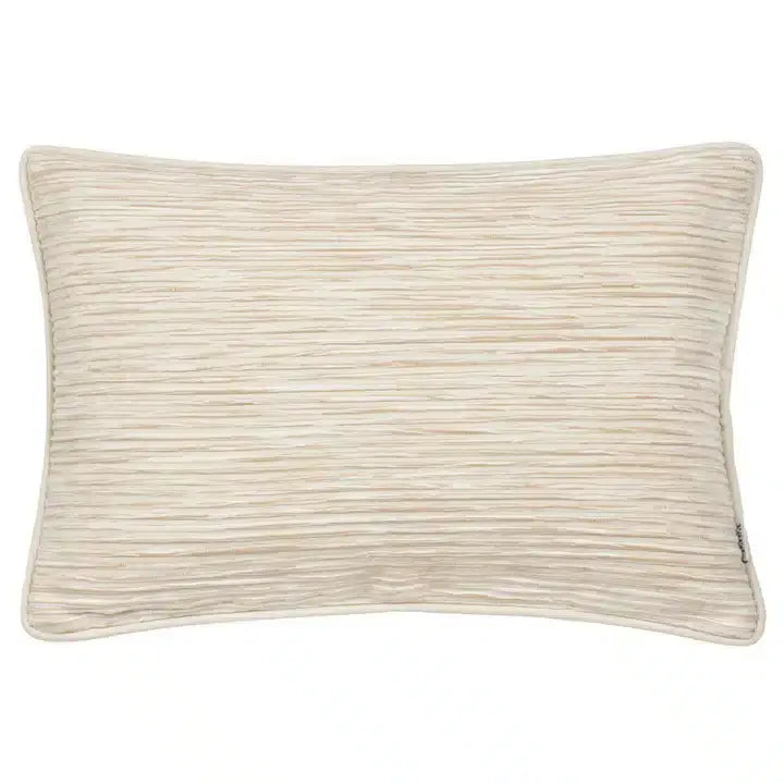 Cove Ribbed Cushion Natural image 0