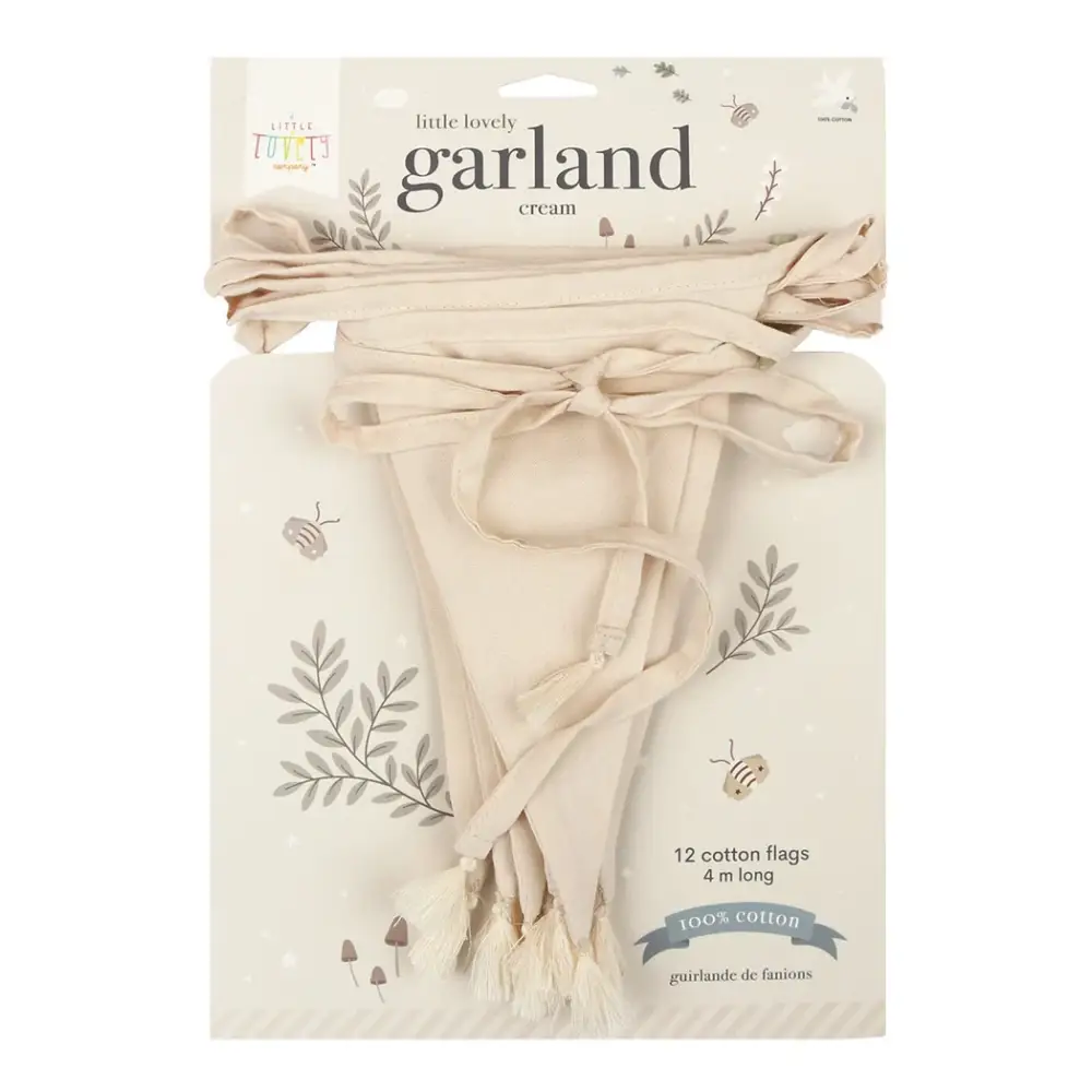 Cream Cotton Bunting