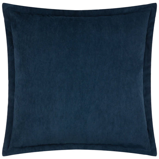 Merton Square Velvet Cushion Indigo image 0