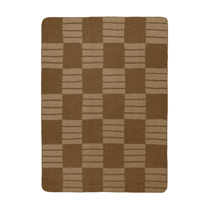 Harlech Woven Reversible Throw Brown