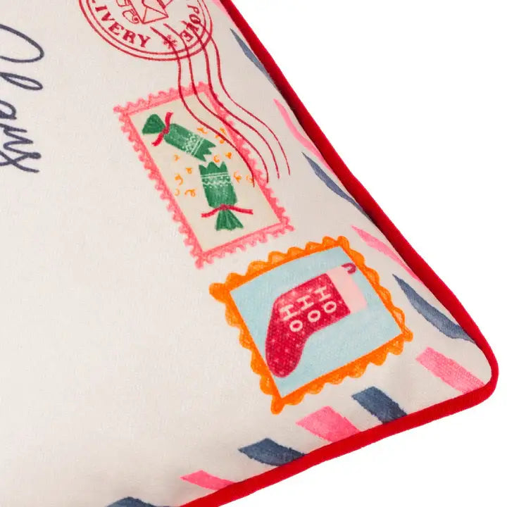 Dear Santa Printed Reversible Cushion Multicolour