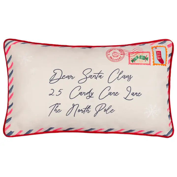 Dear Santa Printed Reversible Cushion Multicolour