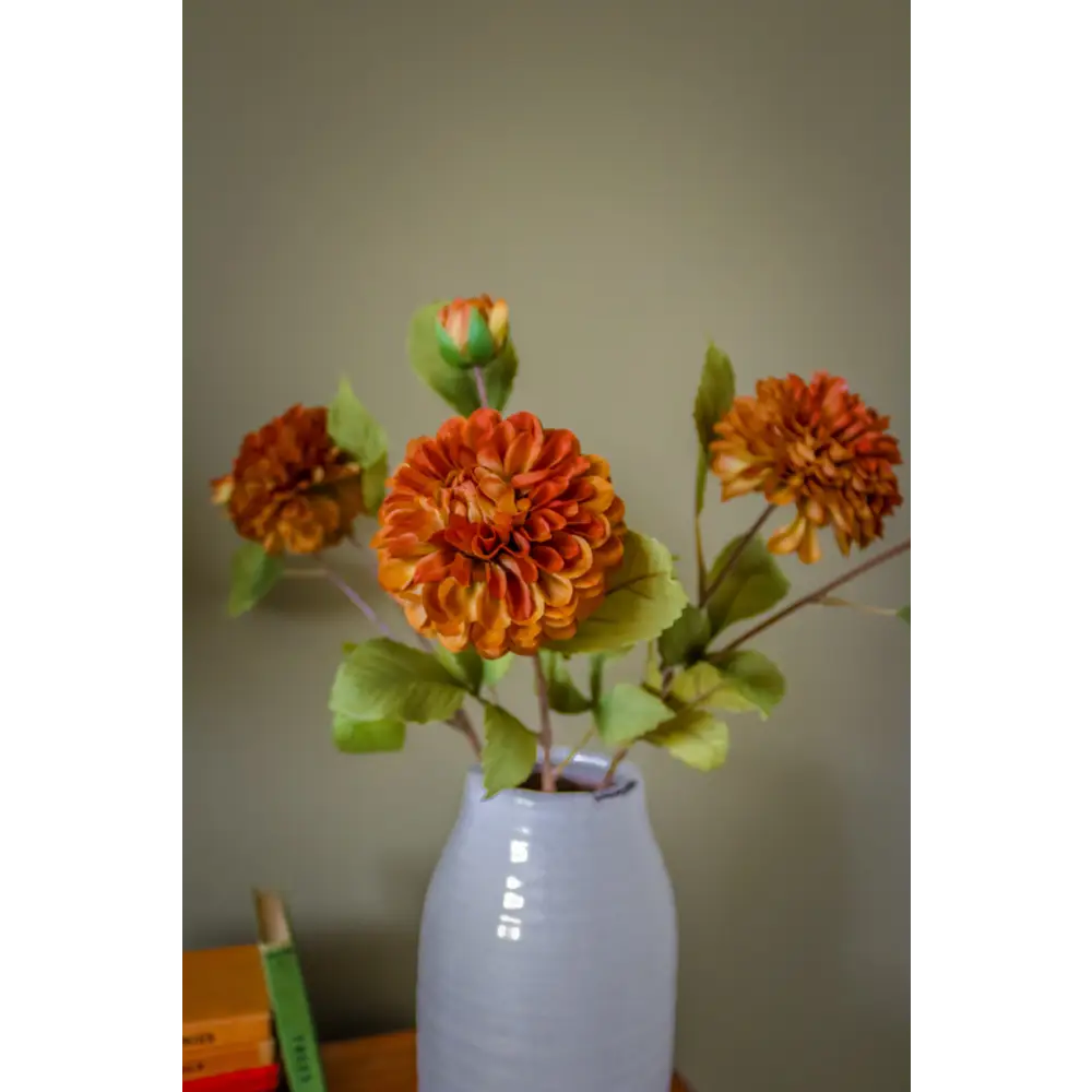 Deep Mustard Dahlia Stem