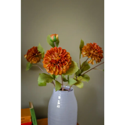 Deep Mustard Dahlia Stem