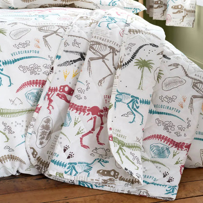Dino Explorers Quilted Throw