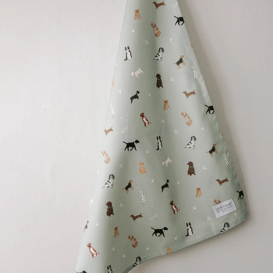 Dogs Tea Towel