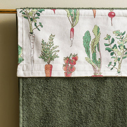 Garden Vegetables Roller Hand Towel