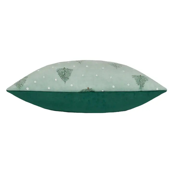 Evergreen Classic Tree Cushion Green