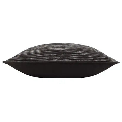 Cove Ribbed Cushion Black image 2