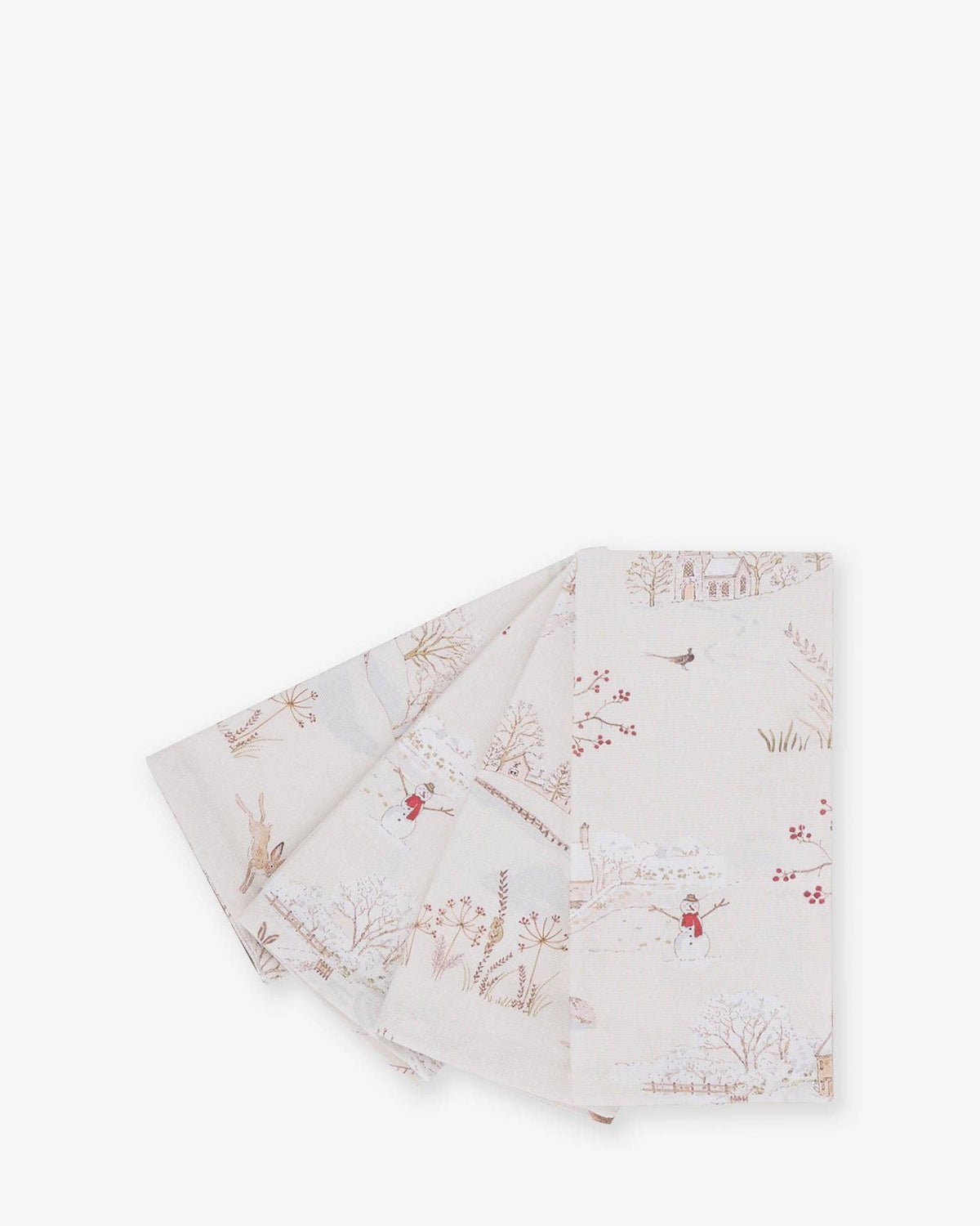 Snowy Village Napkins (Set of 4)
