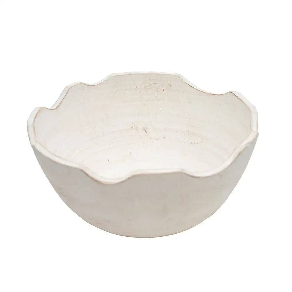 Gillcambon - Off White Terracotta Decorative Bowl